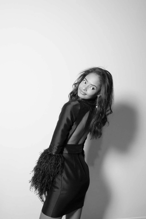 senyahearts: Malaika Firth - Backstage at Topshop Unique, Fall 2015 RTW
