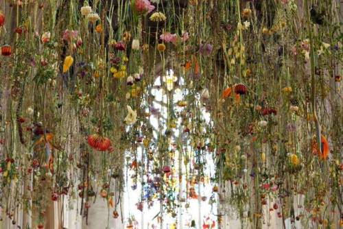 Floral installations by Rebecca Louise Law