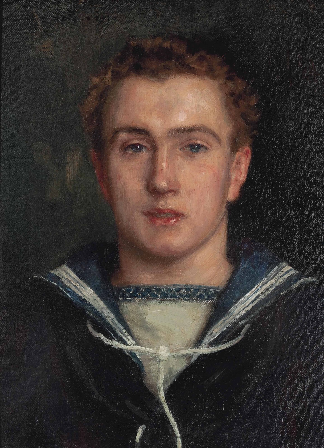 Henry Scott Tuke, Portrait of Frederick Brewer (1910)