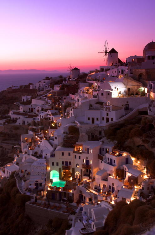 XXX italian-luxury:  Santorini at Sunset photo