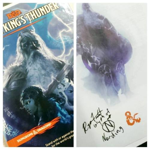 Congrats to our Patreon supporter who won a copy of Storm Kings Thunder in our 1st give away! They e