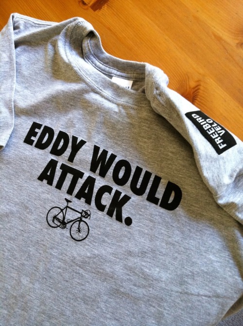 classicvintagecycling:Eddy Would Attack t-shirt by freebirdvelo on etsy.