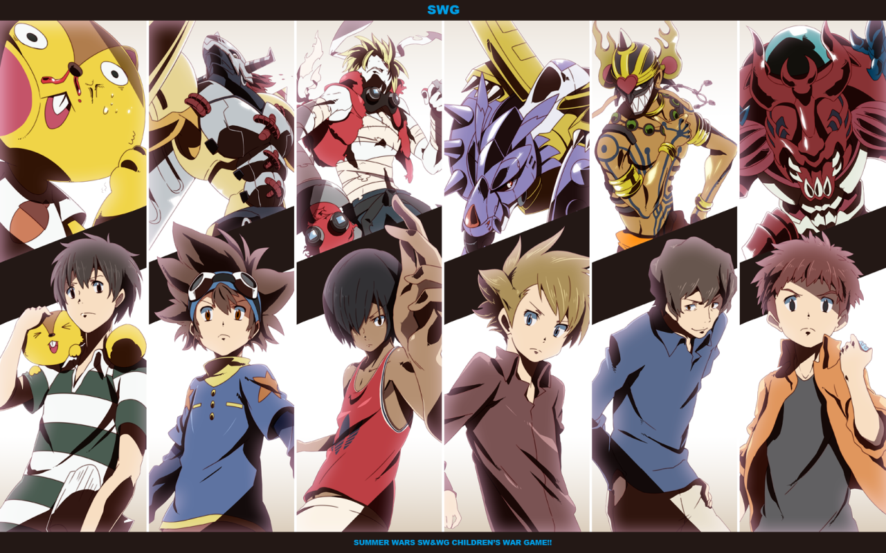 as-warm-as-choco:    DIGIMON: Our War Game! x Summe Wars Crossover by hajime (1,
