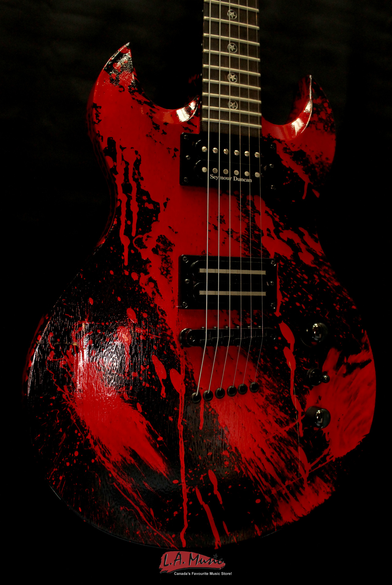 lamusiccanada:  New Old Stock! Washburn Scott Ian Signature The Weapon Solid Body