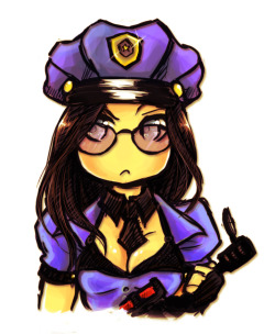 maddynshinaa:  Matching with Vi’s chibi ^^” Officer Caitlyn. 