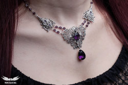 nocturnehandcrafts:  Hecate’s Tear Necklace by Nocturne JewelleryAvailable at www.nocturne.grModel, make-up &amp; hair, retouch: Annet Morgenstern-Photo: Lupus Morsus