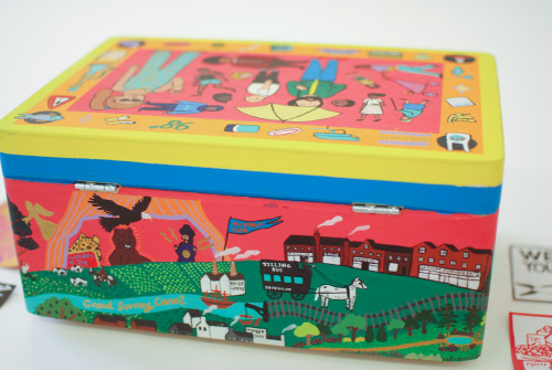 My final project for this year: a story box depicting the history of Peckham