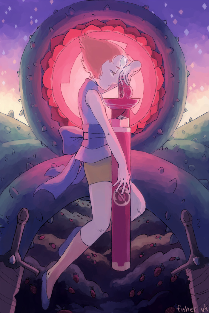 fishervk:  strawberry battlefieldbuy this as a print/on merch! | commission me!
