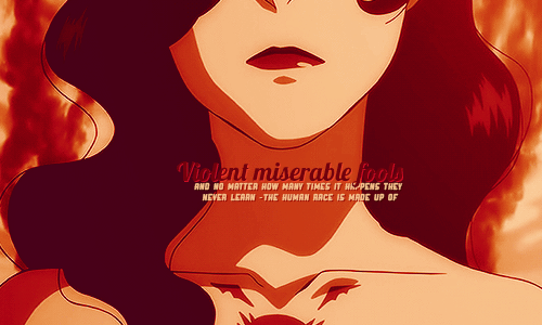itoshisae:    Fullmetal Alchemist: Brotherhood Meme [1/7] Seven Quotes ♦ Lust (Rain