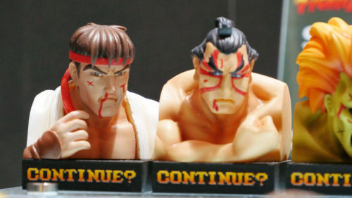 elcondensadordf:  Impresionantes bustos de los personajes derrotados del Street Fighter 