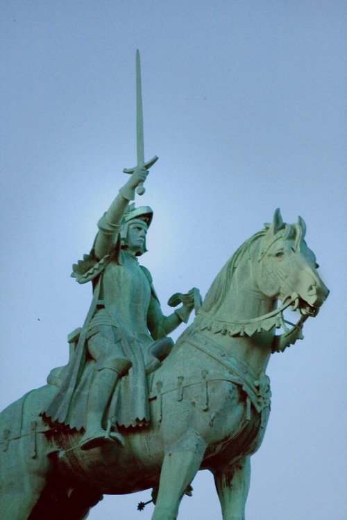 aint-bokeh-dont-fix-it:I took so many photos of Joan of Arc statues while I was in France, these are