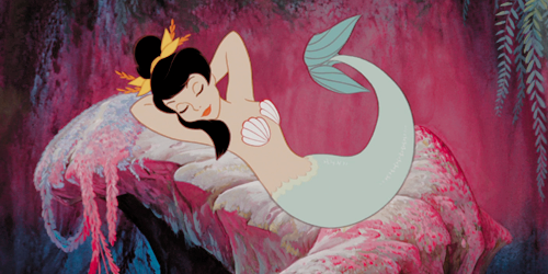 normajeaned:I’ll think of a mermaid lagoon, oh, underneath a magic moon.  