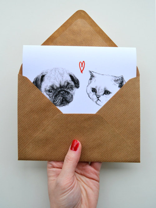 sosuperawesome:Illustrated cat goods by helloharriet on Etsy