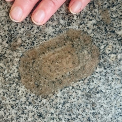 hamiltonlaura:Floor feldspar seen at points along Exeter central high street.