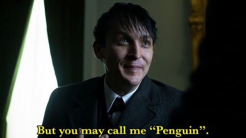 hidingbehindmyglasses: oswald-cobblepot-addicted: deleted-movie-lines: Deleted scene from Gotha