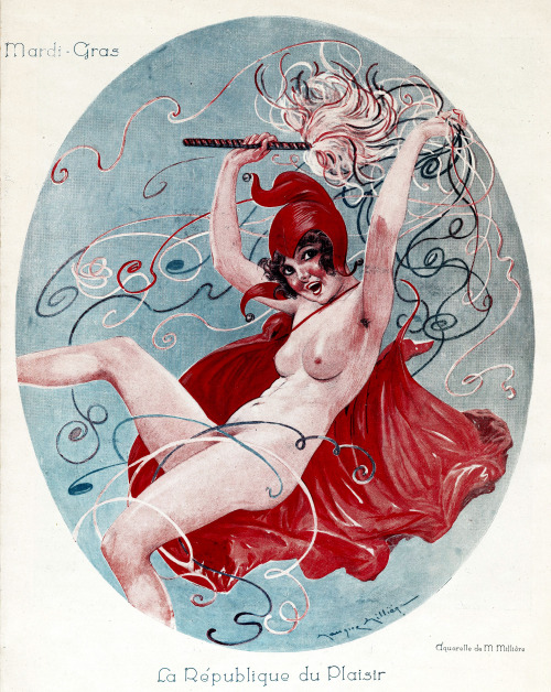 Maurice Milliere (1871-1946), ‘La République du Plaisir’ (The Republic of Pleasure), “Le Souri