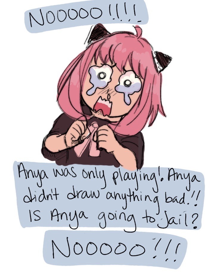 Anime memes on X: Anya Don't do anything rash Post: https