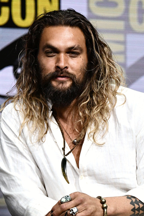 dcfilms:Jason Momoa at Warner Bros. Pictures panel, Comic-Con International, San Diego, USA - 22 Jul