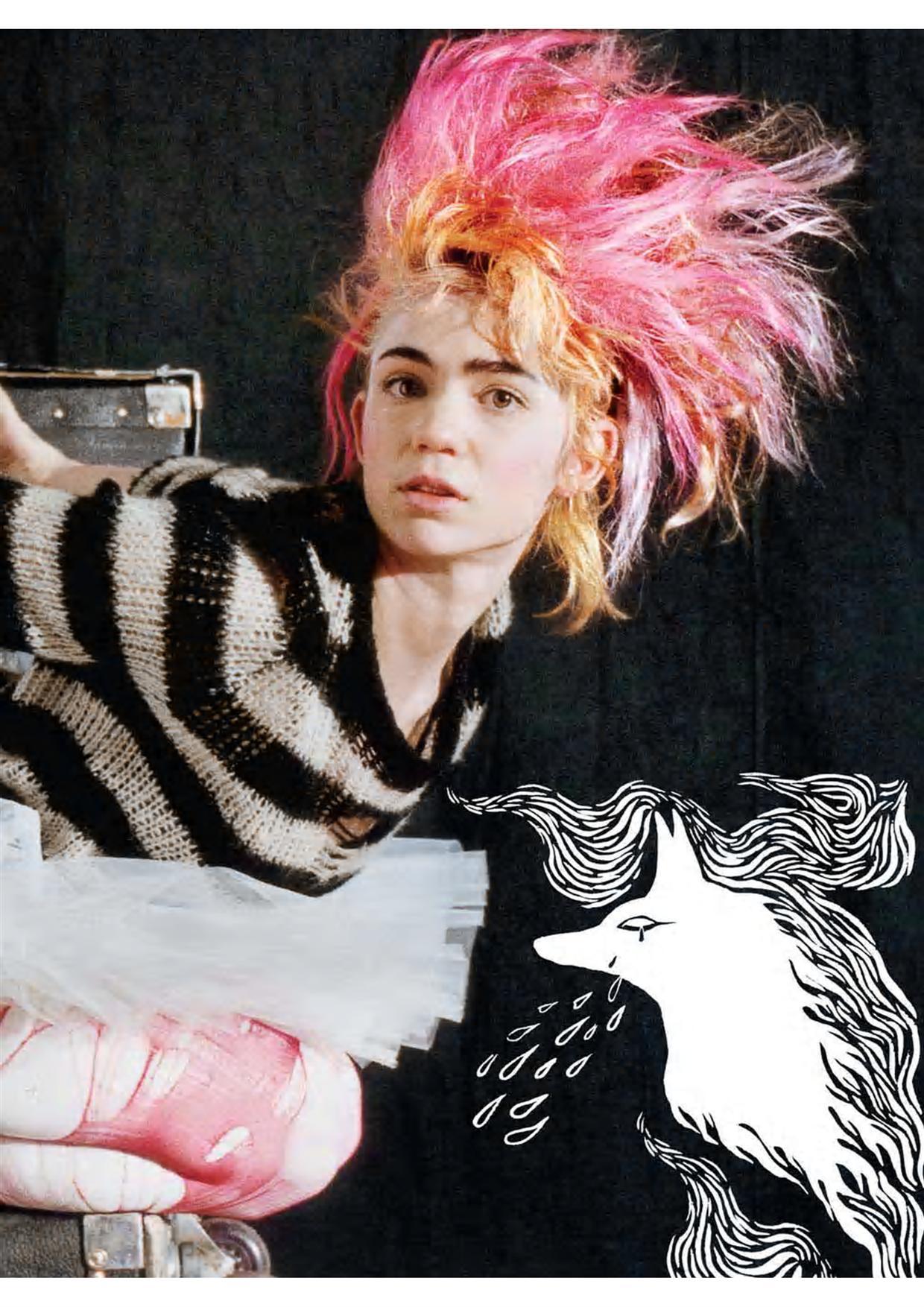 grimes-claireboucher:  Grimes Teen Vogue dec/jan 2014 scans 
