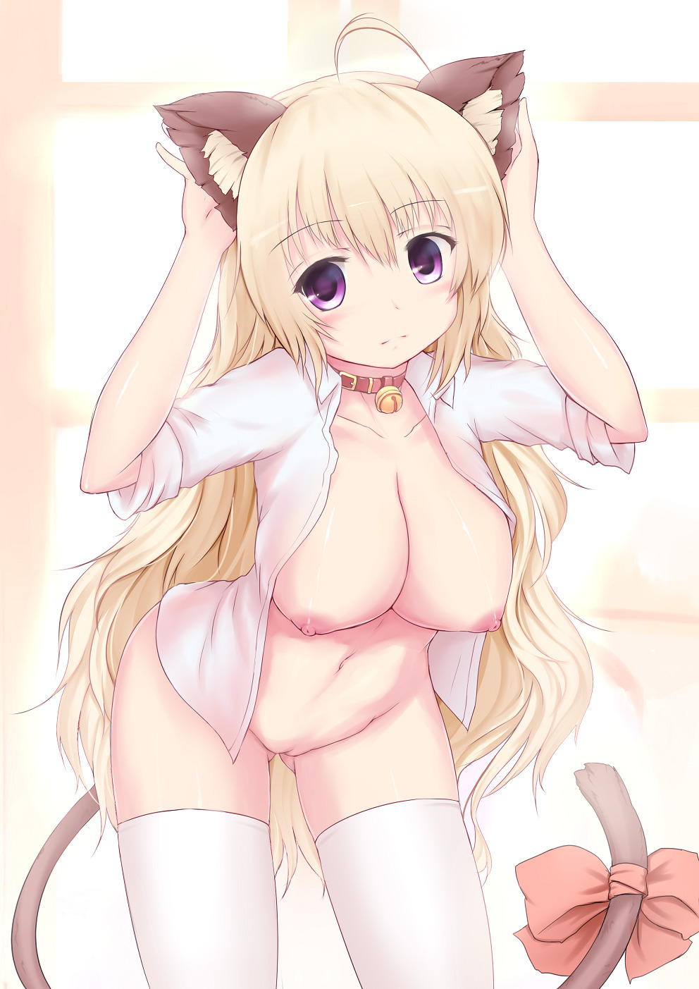ecchineta:  「猫耳娘」/「折翼的帕克」のイラスト [pixiv]