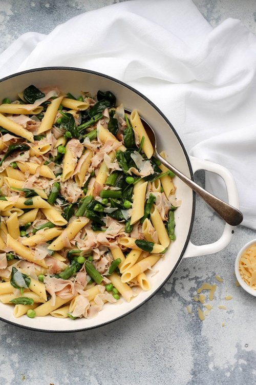 Ham and Asparagus Pasta Get the recipe