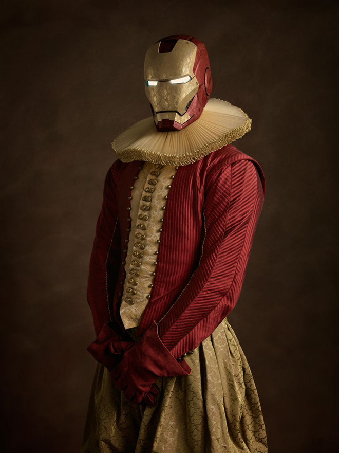 theinturnetexplorer:    Elizabethan Era Superheroes by Sacha Goldberger.  