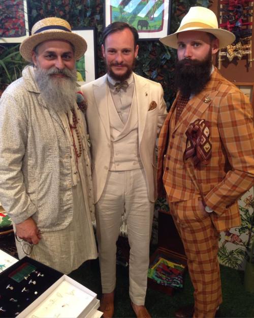 Had been a great pleasure to meet my dandy &amp; bearded bros Mickael Francois Loir @leloirenpapillo