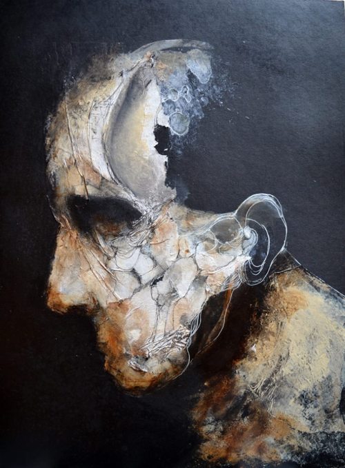 mefjus:  acrylic on paper, 30 x 40 cm, january 2015, Eric lacombe