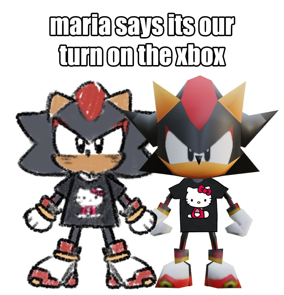 Low Effort Shadow Meme : r/SonicTheHedgehog