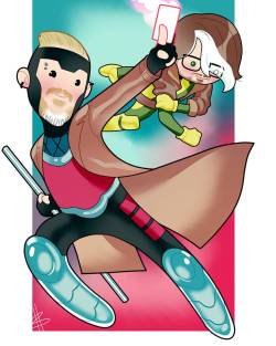 snibbits:  Adventure time X-men hubbies,