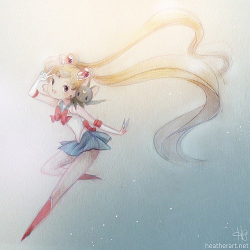 heathersketcheroos: Still working away on this when I have a few spare moments :) ♡☆ #sailormoon #WI