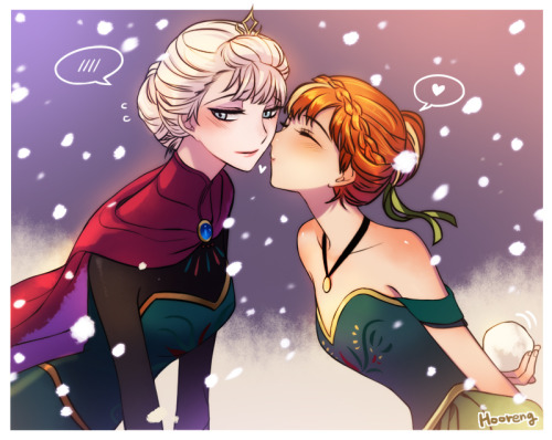 hooreng:  Elsanna steals my heart every single day. <3 