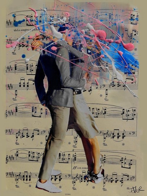 chorisarautrui - “Theart of kissing”  Photo-collage de...