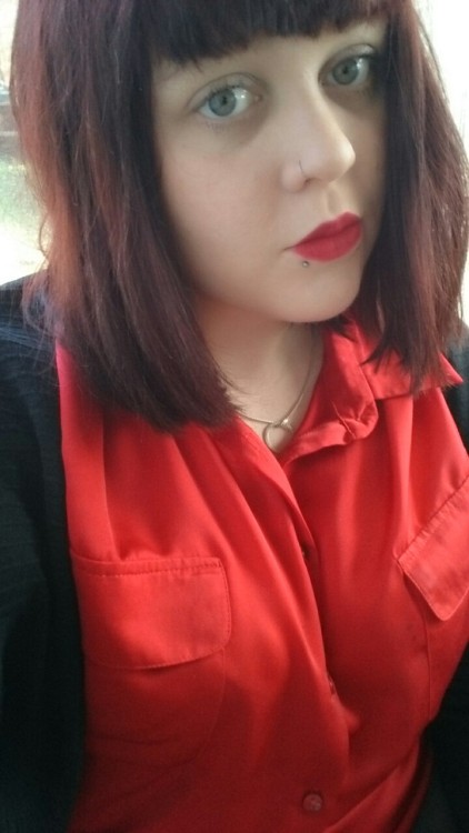 silkshirtlesbian: mean lesbian feat. new hair