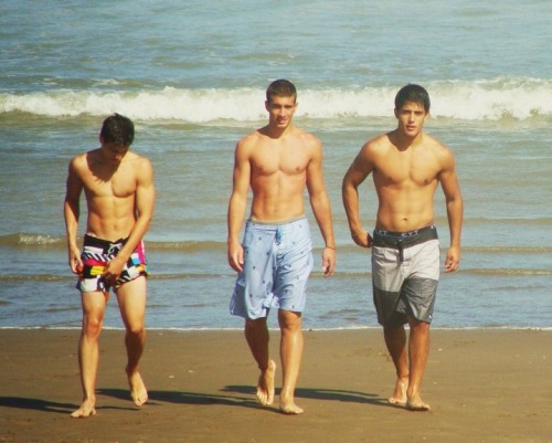 dudes-on-demand:  Three Dudes on a Beach 