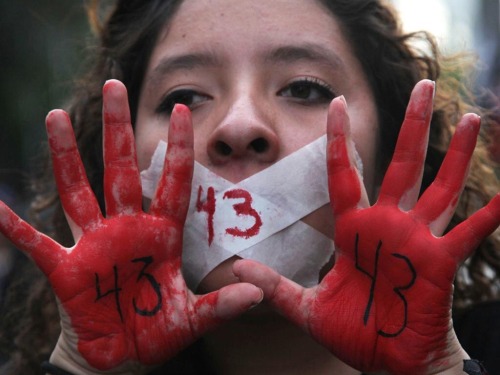 sailorlunita:Today marks one year since the Mexican government kidnapped the 43 Ayotzinapa students.