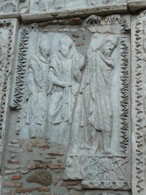 Arcus Argentariorum, Rome (3rd century CE)A panel depicting members of Money-Changers Guild (?)July 