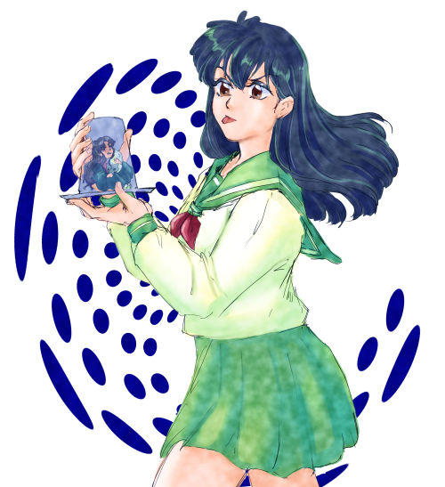 If Kagome’s so smart why didn’t she just trap Naraku in a cup and take him outside check mate Kagome