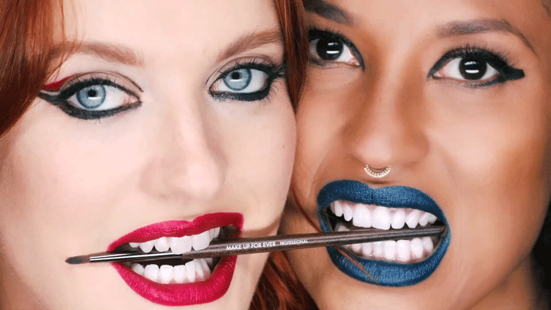 sizvideos:  Watch ICONA POP’s new exuberant video with MAKE UP FOR EVER 