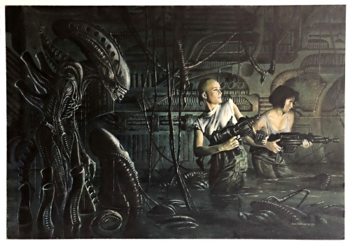 Aliens Earth War TPB Cover by John Bolton