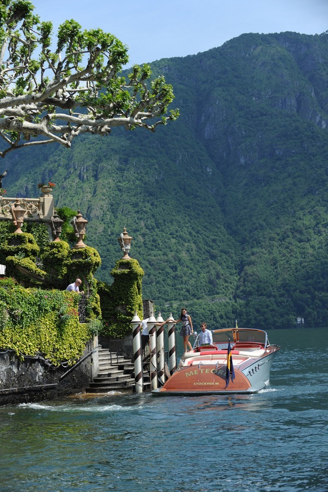 chateau-de-luxe:  moody-yachts-france:  J Craft boat on Lake Como, ItalyMoody Yachts