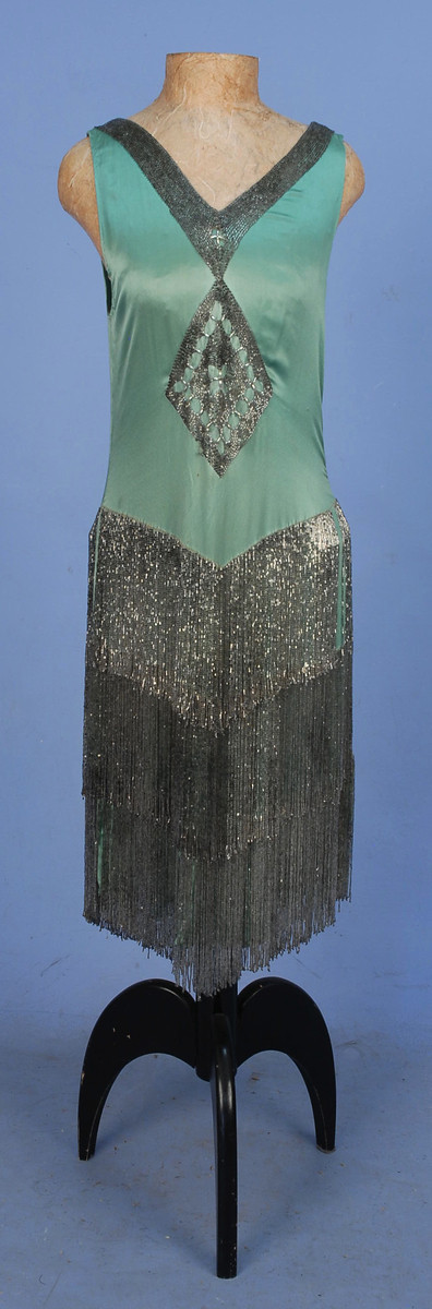 Ephemeral Elegance — Flapper Dress, ca. 1920s via Whitaker Auctions