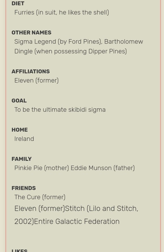 STOP SOMEBODY EDITED THE BILL CIPHER PAGE ON THE GF FANDOM WIKI IM CRYING