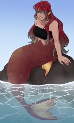 aphyllum: as the saying goes.. there’s plenty of fish in the sea! a pyrrha for mermay ! 