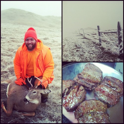 We dig it! alecwinmill:Inspired by @meateatertv’s grip & grub contest: last night I grilled Ca