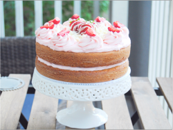 foodiebliss:  Nothin’ but Strawberry Layer CakeSource: The Sweet And Simple KitchenWhere food lovers unite. 