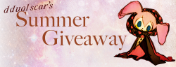 ddualscar:  ddualscar:  ✧˖ °✧˖ °Ddualscar’s Summer Giveaway✧˖ °✧˖ ° ❤ Hello, so this is my first giveaway! I’m working this summer so I have a job to be able to pay for this, so I’m hoping you guys like this! Prizes  ♔ 50$ to