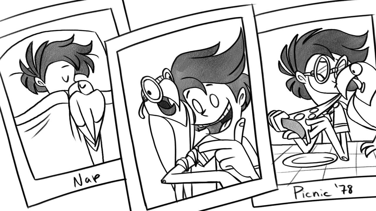 ‘Scrapbook!’  ----- I just realized I drew a bunch of photographs of Cal for previous asks and wanted to put them all 