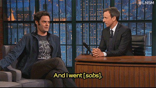 latenightseth:  You weren’t the only one crying that night, Bill!