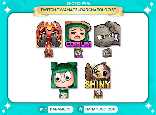 Emotes for twitch.tv/amateurarchaeologist !